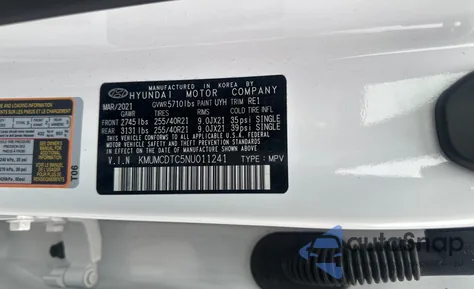 2022 Genesis Gv70 3.5T Awd Sport из США, поврежденный, VIN KMUMCDTC5NU011241